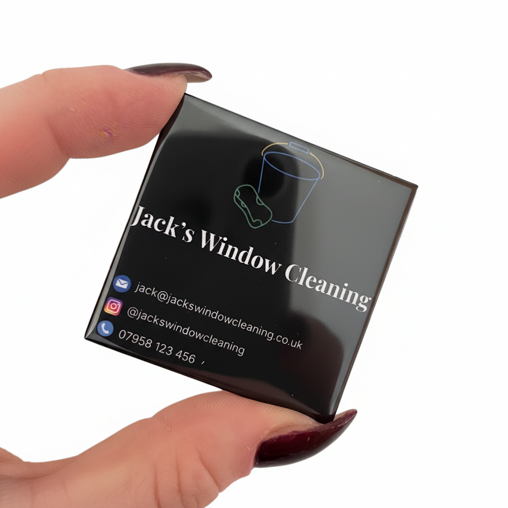 Jack's Window Cleaning Business Card Magnet